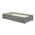 thumbnail image 4 of Twin Bed Frame Wood with Two Storage Drawers, 4 of 7
