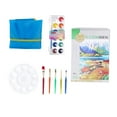 thumbnail image 1 of KLKCMS Watercolor Paint Set Painting Paint Pan Brushes Blue, 1 of 9