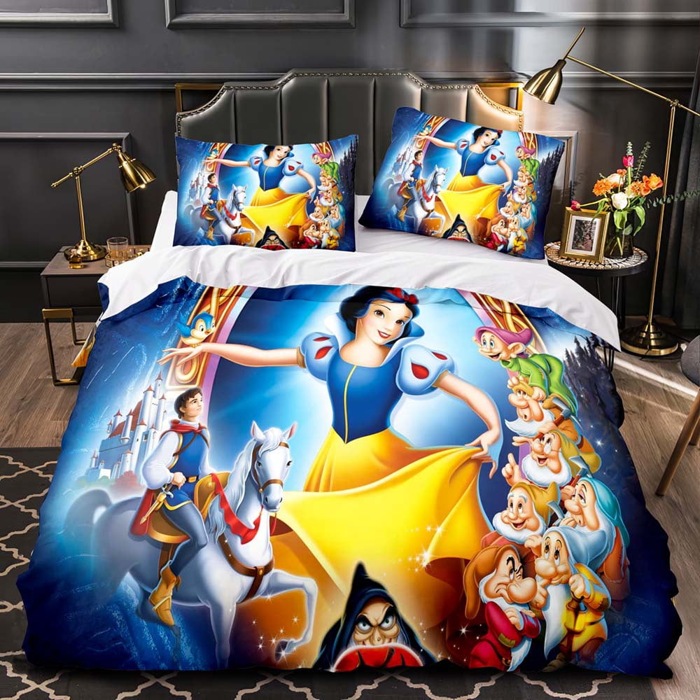 New Disney Beauty And The Beast Stained Glass Belle Roses Full Queen Comforter 