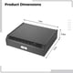 thumbnail image 5 of Caja fuerte para pistolas, caja de seguridad antirrobo, seguridad biométrica para pistolas, acceso rápido de 3 vías con teclado completamente digital y cerradura de llave, dispositivo de seguridad par, 5 of 7