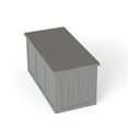 thumbnail image 6 of S-HOME Versatile Solid Wood Outdoor Deck Box with 67 Gallon Capacity, Ideal for Storing Cushions, Toys and Garden Equipment，Grey, 6 of 10