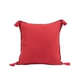 thumbnail image 1 of Cojín Decorativo Antonela Borlas Rojo, 1 of 4
