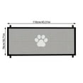 thumbnail image 3 of Kumdkd Adjustable No-Drill Pet Gate for Dogs & Cats – Escape-Proof Indoor/Outdoor Barrier with Anti-Climb Mesh, Built-In Door & Easy Install – Universal Fit for Stairs, Hallways (43.3x30.7in), 3 of 6