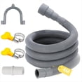 thumbnail image 1 of Kit de Extensión de Manguera de Desagüe Universal para Lavadora con Soporte, Conector y Abrazaderas, Ideal para Cocina., 1 of 5