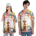 thumbnail image 4 of Happy Birthday to Vizsla Kitten Party Balloons Cake All Over Print 3D Baseball Shirt Vizslas Dog Lover Gifts Idea Softball Sport - 00027, 4 of 6