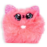 Claire's Hair Scrunchies for Teen Girls and Kids - No Damage Hair Tie for Fun and Fashion - Pink Cat - 1 pk