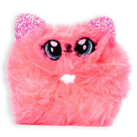 Claire's Hair Scrunchies for Teen Girls and Kids - No Damage Hair Tie for Fun and Fashion - Pink Cat - 1 pk