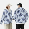 thumbnail image 6 of Easygdp Turtle with Blue Stones Lightweight Long Sleeve Sun Shirt Sports long-Sleeved Sun Protective Clothing, Quick Drying Breathable - Small, 6 of 9