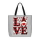 thumbnail image 1 of Fotbe Buffalo Plaid Love And Gnome Bolsa Tote con Estampado para Mujer, Bolsos con Cremallera, Bolsa de Hombro Casual de Gran Capacidad con Bolsillos Internos, 1 of 7