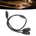 thumbnail image 4 of DIN 6 Pin Y Splitter Cable, 6 Pin DIN Male To 2 Female Splitter Cable 1.6ft Rugged Connector Housing Versatile  For Amplifiers For  System, 4 of 8