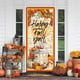 thumbnail image 4 of Fondo Fotográfico de Calabaza y Hoja de Arce para Acción de Gracias | Tela para Decoración de Fiestas y Festivales | Cubrepuertas para El Día de Acción de Gracias | Multicolor, Poliéster, 90 X 180 Cm, 4 of 6