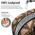 thumbnail image 5 of Lunch Bag Lunch Box for Women Reusable Insulated Lunch Bags,Water-Resistant Cartoon Pizza Black Backdrop Cooler Lunch Tote Bag, Large Capacity for Work Travel Picnic, 5 of 6