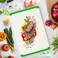 thumbnail image 3 of Plastic Cutting Boards for Kitchen - Large 18 x 12 Inch Rubber Cutting Board with Juice Grooves, Non-Slip, Dishwasher Safe Cutting Boards - Thick, Durable Carving and Cutting Board for Meat, 3 of 6