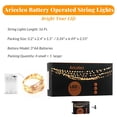thumbnail image 4 of LED Ariceleo Fairy Lights, funciona con pilas, 5 m, color blanco cálido, 4 of 7