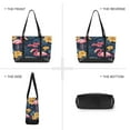 thumbnail image 6 of FORMRS Canvas Laptop Tote Bag for Women with 15.6" Computer Compartments Shoulder Handbag, Red Floral Flamingo, 6 of 7