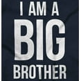 thumbnail image 2 of I Am a Big Brother Cute Siblings Bodysuit Jumper Boys Infant Baby Brisco Brands 6M, 2 of 6