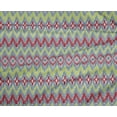 thumbnail image 4 of oneOone Tissu Polyester Lycra Chevron Imprimé Ikat Tissu de Couture BTY 56 Pouces de Large, 4 of 4