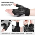 thumbnail image 6 of INBIKE Half-Finger Bicycle Gloves Unisex MTB Biking Gloves Grey, 6 of 7