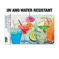 thumbnail image 2 of Mixed Drinks Sunshine Summer Fun Happy Hour Tropical Beach Vacation Home Business Office Sign, 2 of 7