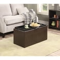 thumbnail image 4 of Designs4Comfort Sheridan Storage Bench with Reversible Tray and 2 Side Ottomans - Ample Storage and Seating, Hardwood Serving Trays, Convenient Cut-Out Handles, 4 of 4