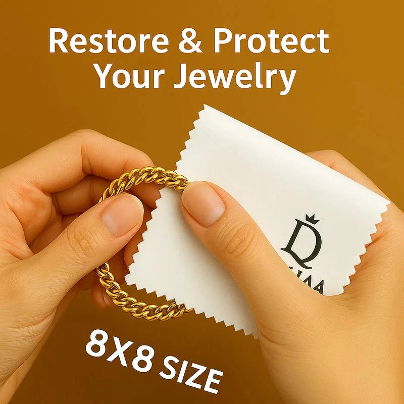 BUTTERFLY- Duhaas® 8X8 Inch Treated Jewelry Polishing Cloth – Individually Wrapped