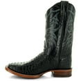 thumbnail image 6 of Black Caiman Belly Print Men's Cowboy Boots H4001, 6 of 9