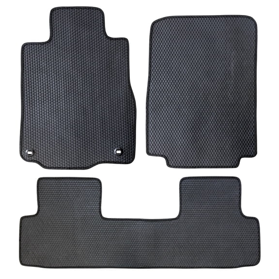 Floor Mats Custom Fit for Honda CR-V (2012 to 2016) All Weather, Front and Rear, ecoMats