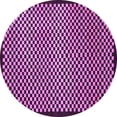 thumbnail image 1 of Ahgly Company Indoor Round Checkered Purple Modern Area Rugs, 7' Round, 1 of 4