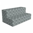 thumbnail image 1 of Black and White Foldable Mattress, Skull in Flora, 78.7" x 47.2", Charcoal Grey and White, by Ambesonne, 1 of 6