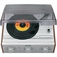thumbnail image 2 of JENSEN JTA-220 3-Speed Stereo Turntable with AM/FM Receiver & 2 Built-in Speakers, 2 of 4
