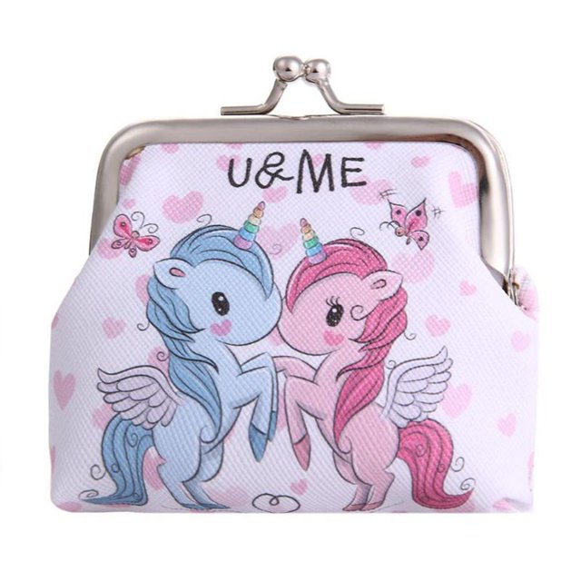 Small Wallet Women Mini Printing Coin Purses Hasp Cash Card Handbags Clutch Money Change Bag Famous Van Gogh Oil Printing