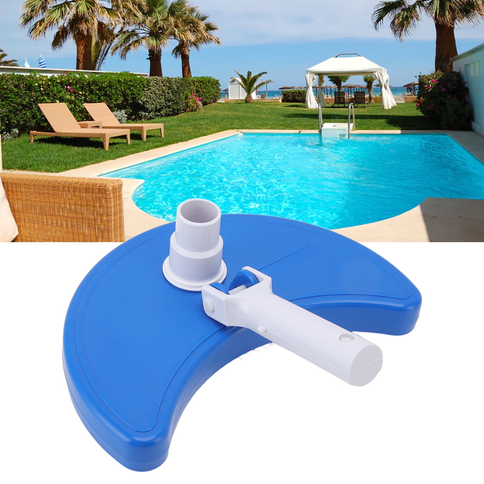 Tête Aspirateur Piscine 32/38mm Avec 9 Brosses - Nettoyage Fond Piscine | Plastique Durable