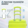 thumbnail image 5 of DECMAY 3-Piece PC Spinner Luggage Set, 20"/24"/28" Lightweight Suitcase with Gradient Color and TSA Lock, 5 of 26
