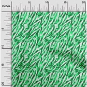oneOone Viscose Jersey Green Fabric Animal Skin Quilting Supplies Print Sewing Fabric By The Yard 60 Inch Wide-JFJ