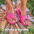 thumbnail image 3 of Sandalias Totes Everywear Cross Slide para mujer, color azul marino, talla 8, 3 of 3