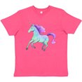 thumbnail image 3 of Inktastic Crystal Unicorn Youth T-Shirt, 3 of 5