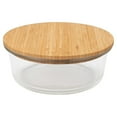 thumbnail image 2 of BIA Cordon Bleu 10oz Round Glass Container w/ Bamboo Lid, 2 of 2