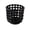 Black, variant on Circular Glazed Ceramic Fruit Basket Bowl, Modern Table Decor Handmade Premium Personalized Ceramic Decorative Storage Organizer for Kitchen, Breads, Vegetables, Snacks