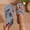 Gray, variant on Women Solid Ruffle Trim Flip Flop Fuzzy Plush House Slippers Winter Warm Soft Non-Slip Flat Sole Indoor Bedroom Casual Slides Black 10-10.5(44)