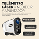 thumbnail image 2 of ORZEL Telémetro Láser - Distanciómetro Apuntador y Medidor de Distancia Accesorios de Golf, Rangefinder Digital Apto para Competencia con Bolsa Estuche incluída, función de Bloqueo de asta y ángulo, 2 of 7
