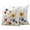 White, variant on 2 Pack Outdoor Waterproof Throw Pillow Covers,Spring Colorful Blooming Flowers Leaves Decorative Patio Pillowcases for Chair Couch Sofa 16x16in