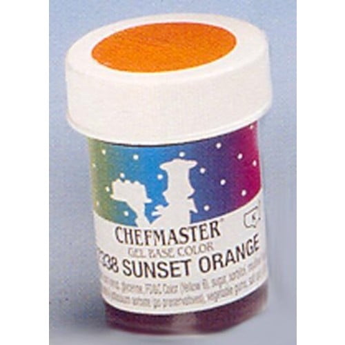 Chefmaster Gel Food Color, 1-Ounce, Brown []