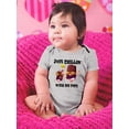 thumbnail image 2 of Smartprints Infants Graphic Tee - Chillin' With My Pops - Regular Fit 100% Cotton, 2 of 4