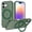 Green, variant on Designed for iPhone 17 Case 6.3" - Shockproof Case with 360° Rotatable Stand, 16ft Ultimate Drop Protection, Clear Back, Compatible with MagSafe | MagStand 360 M