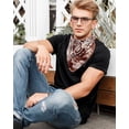 thumbnail image 5 of ZHUYING Novelty Headband Cowboy Headwraps Cotton Bandana Paisley Print Multicolor 12 Pack, 5 of 7