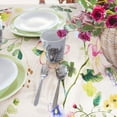 thumbnail image 5 of Floral Tablecloth, Wild Flower Table Cloth, Spring Summer Waterproof Wrinkle Free Tablecloth for Outdoor, Picnic, Camping, Patio, Party, Kitchen, Dining Room, Square 60 x 84 inch, 5 of 5