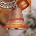 thumbnail image 4 of Adornos navideños campanas navideñas grandes de color rojo dorado polvo dorado dragón reloj ventana pared colgante puerta colgante, 4 of 4