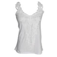 thumbnail image 2 of Tapas Ocasionales de Blusa Sin Mangas Del Chaleco Del Cordón Del Verano de s Mujeres de Manera 2XL Baoblaze Chaleco del cordón de las mujeres, 2 of 8