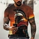 thumbnail image 3 of Camiseta gráfica Sparta para hombre, camiseta para hombre, ropa, camiseta de gran tamaño, camiseta para hombre, camiseta con estampado 3D, camisetas de verano, camisetas casuales de manga corta para c, 3 of 5