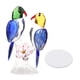 thumbnail image 1 of Estatua de loro de cristal estatuilla de pájaro modelo Animal para la Azul, 1 of 9